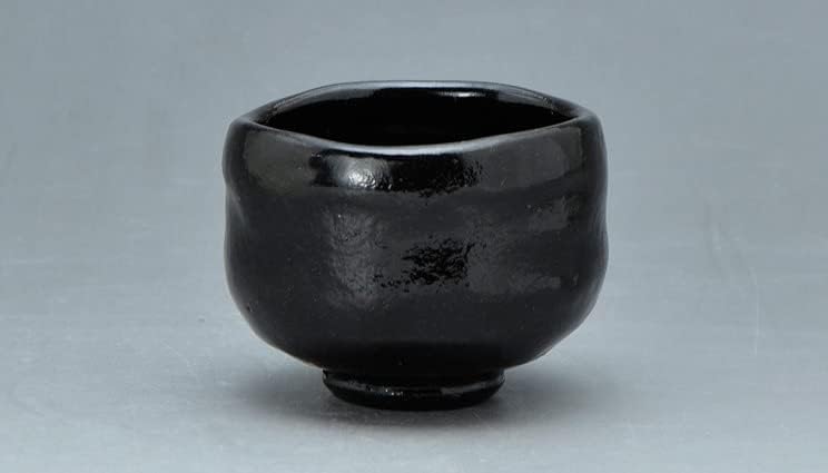 Kyo-yaki. Japanski sake Guinomi Cup Fukukuroraku. Papirnata kutija. Keramika.