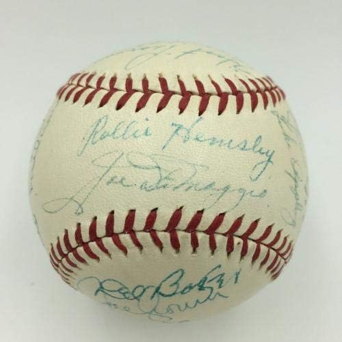 Najfiniji tim All Star iz 1940. godine potpisao je bejzbol Jimmie Foxx Joe DiMaggio JSA - Autografirani bejzbol