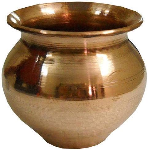 Kišno bakreno posuđe Kalash Lota lonac za piće vrč za vodu posuda Vintage Ajurvedski vrč za liječenje ručno izrađen u Indiji domaća