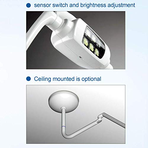 Sohome 8W 6 LED zubnog oralnog svjetla Medicinska radna lampica Strop s nosačem s podrškom