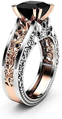 Prsten za žene modni dijamantni prsten vintage vjenčani bend za žene prekrasne srebrne zaručničke prstenove nakit pribor za usklađivanje