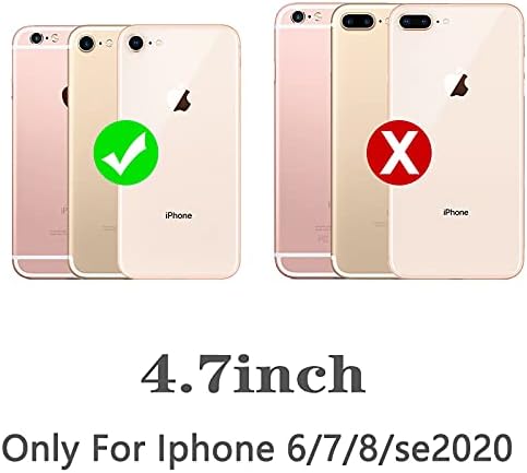 LANJINDENG iPhone SE 2022/2020/7/8 Slučaj za dječake djevojčice, anime mačka Kawaii Design Dizajn šoka otpornog na protivničko pad