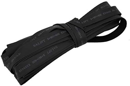 X-DREE POLIOLEFIN toplina za toplinu cijev za omatanje kabela dugačka 6 metara dugačka 8 mm unutarnja dia crna (manga de kabel de endoltura