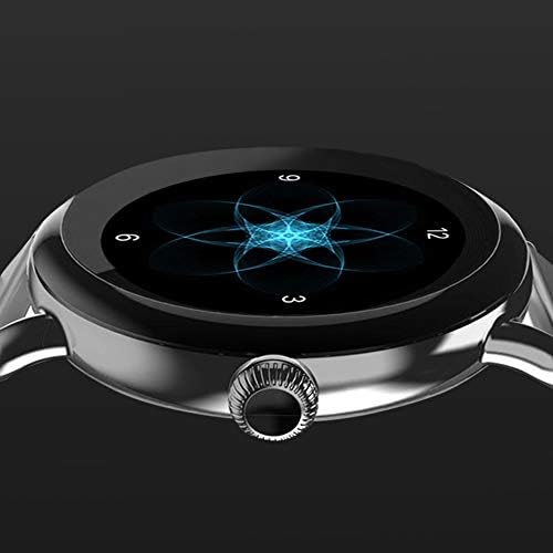 Hibridni pametni sat 46 mm crni za Android iOS telefone Skriveni zaslon osjetljivog na dodir AMOLED, safirski kristal, tragač aktivnosti