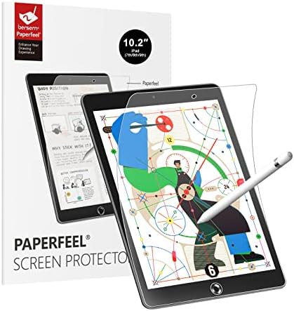 Bersem Paperfeel zaslon zaštitnik kompatibilan s iPadom, Paperfeel Film za crtanje