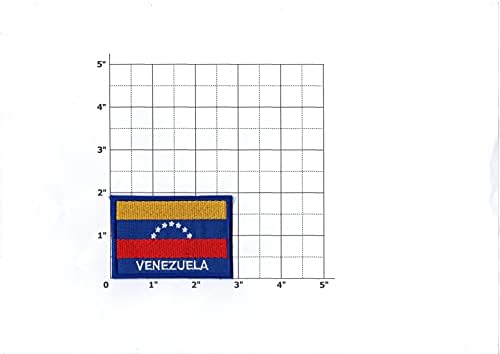 Prvo bilo što venezuela zastava Patch Malo željezo na veznom za šešir košulja za jaknu Odjeća ruksaci traperice veličine kapice oko