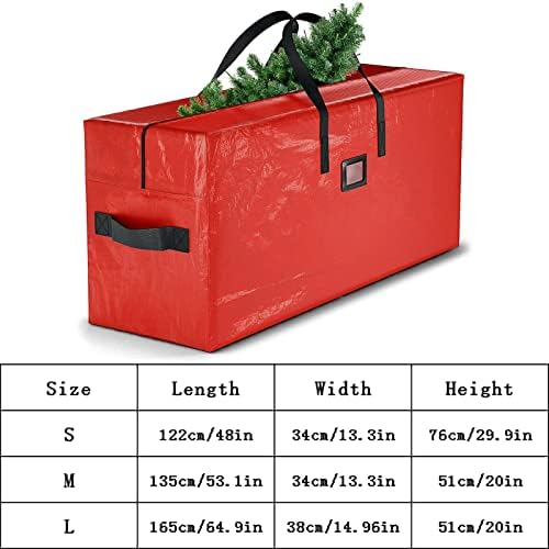Torba za pohranu božićnog drvca može pohraniti božićno drvce za kućnu pohranu izdržljiv vodootporni materijal džep za prašinu s patentnim