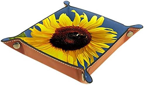 Blossom Suncower Sklading kutija kreveta za radne površine Promjena ključa novčanika kovanica kutija za pohranu ladica za pohranu