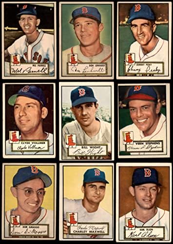 1952. Topps Boston Red Sox Team s niskim brojem set Boston Red Sox VG Red Sox