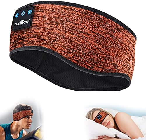 Musicozy Sleep Slušalice Bluetooth Sportska traka za glavu, bežične glazbene slušalice za spavanje maska ​​za oči maske za oči ipx6