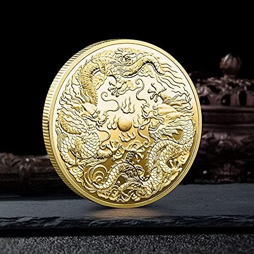 Izazov Coin Eye of Božji prigodni novčić Coin Challenge Prilagođeni pejzažni putne medalje replika replika za prikupljanje rukotvorine