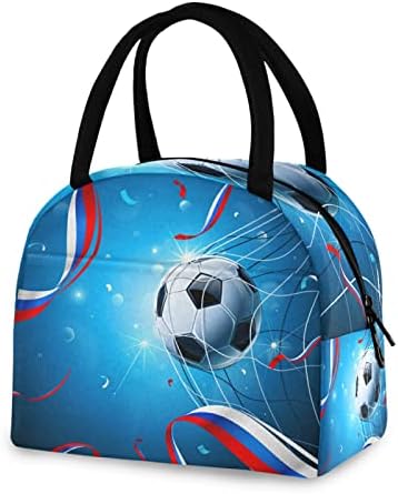 Golovi za nogometnu loptu u torbi za ručak u vrećama za ručak u vrećama za ručak u vrećama za višekratnu upotrebu prijenosni spremnik