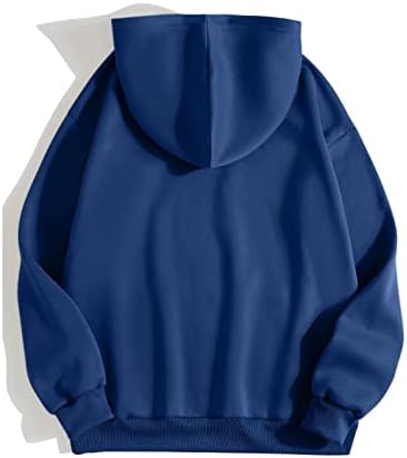 Pomotke za zatvarače za žene dukserice s kapuljačom s dugim rukavima plus veličine tople boje za blok kapuljača džemper duksevi