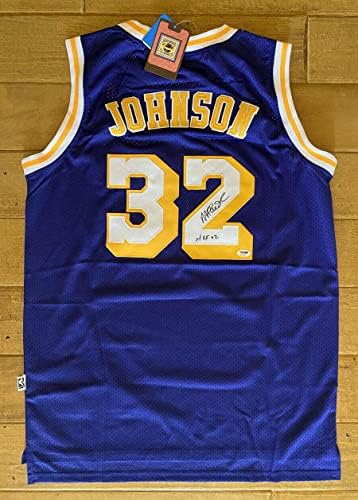 Magic Johnson potpisao adidas hardwood classics lakers Jersey PSA/DNK Autographed - Autografirani NBA dresovi