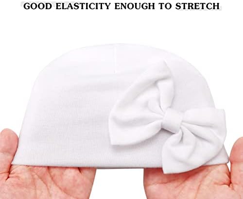 Dreshow novorođena dječja šešira bolnički šešir za bebe pamučne granice dojenčad za dojenčad 0-6 mjeseci