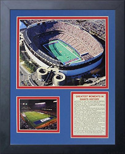 Legende nikad ne umiru foto kolaž u zračnom okviru stadiona Njujorški Giants, 11.14 inča,