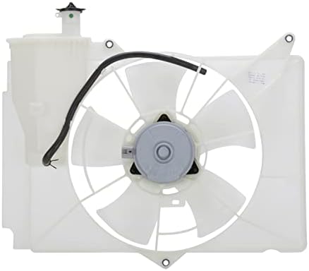 TYC 620790 Sklop ventilatora za hlađenje kompatibilan s 2000-2005 Toyota Echo, Black