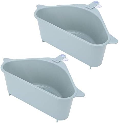 Držač za spužvu sudopera, Organizator kutije Trokutni oblik Kuhinjskog bočnog sudopera Filter za kupaonicu
