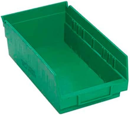 Zelena kante za policu, 11-5/8 l x 6-5/8 w x 4 h, unutarnja visina: 4 in