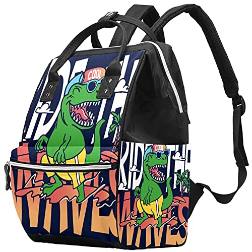 Cool fantasy dinosaur za odmor pelena torbe torbe mumija ruksak veliki kapacitet pelena vrećica za njegu putničke torba za njegu bebe