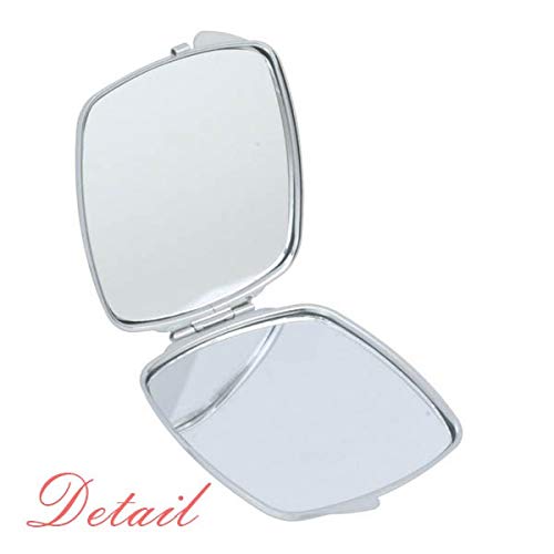 Prihvatite izazove, učinite to s citatima prijenosno kompaktno Džepno ogledalo za šminkanje s dvostranim staklom