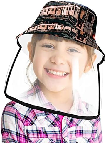 Zaštitni šešir za odrasle sa štitom za lice, ribarska šešira protiv sunca, maglica galaksija ljubičasta zvijezda