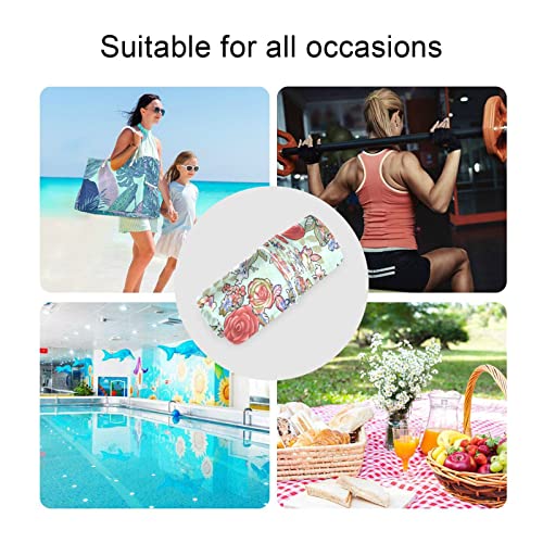 StayTop 2pcs akvarelni cvjetni uzorak tkanina pelena mokra suhe torbe vodootporna višekratna putovanja plaža za bebe predmeti joga
