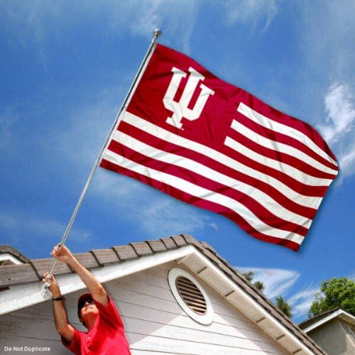 Indiana Hoosiers Stars and Stripes Nation Flag