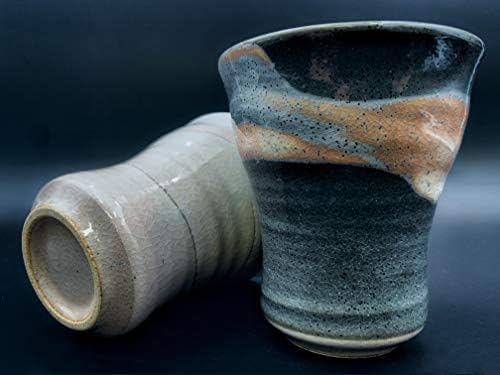 Japanske šalice za čaj, keramički set za čaj, ručno uzorkovan, može se prati u perilici posuđa za tople i hladne napitke