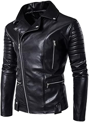 Sinzelimin muške kožne jakne i kaputi dugi rukavi punk u stilu ulične odjeće motociklističke jakne bombe bombe jakne vjetrovi
