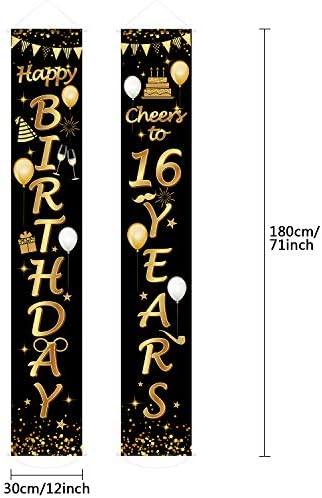 2 komada ukrasa za rođendansku zabavu natpis ura za godine znak dobrodošlice na trijemu za rođendanske potrepštine