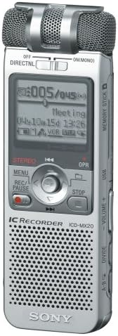 Digitalni snimač glasa zasnovan na flash memoriji od 32 MB-do 20 do 9 MB