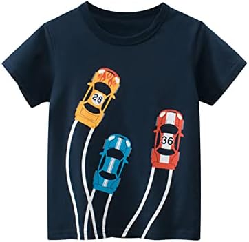 Dječaci casual majica kratki rukavi crtani print majice majice vrhovi ljetna odjeća 1-7t