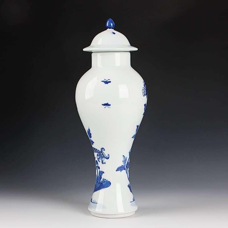 PDGJG obojena plava i bijela antička staklena porculanski keramički spremnik ukras čajne zalogaje čajne posude